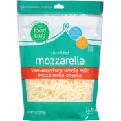 Food Club Shredded Cheese, Mozzarella