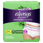 Always Discreet Underwear Xxl