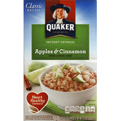Quaker Oatmeal, Instant, Apples & Cinnamon