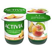 Activia Peach Yogurt