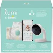 Pampers Lumi By Ultimate Baby Monitor Bundle Smart Video Wifi Monitor