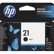HP Ink Cartridge, Black 21
