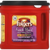 Folgers French Roast Med-Dark Ground Coffee