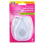 Rite Aid Foot Care Ball Of Foot Gel Cushions, Women's, 2 Pair