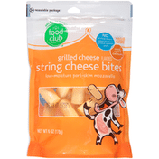 Food Club Grilled Cheese Flavored Low-Moisture Part-Skim Mozzarella String Cheese Bites