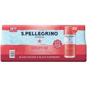 S.Pellegrino Essenza Blood Orange & Black Raspberry Flavored Mineral Water