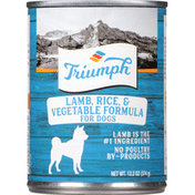 Triumph Dog Food, Lamb, Rice & Vegetable Formula