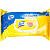 Lysol Disinfecting Wipes, Lemon & Lime Blossom Scent