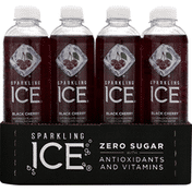 Sparkling Ice Sparkling Water, Black Cherry, 12 Pack