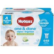 Huggies One & Done Scented Baby Wipes