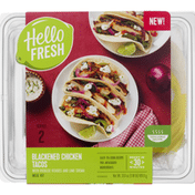 Hello Fresh Meal Kit, Blackened Chicken Tacos