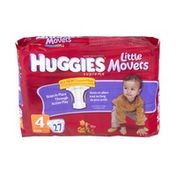 Huggies Supreme Little Movers Diapers Jumbo Pack Size 4, 23-37 lb