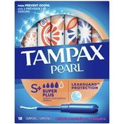 Tampax Pearl Tampons Super Plus Plastic Scented