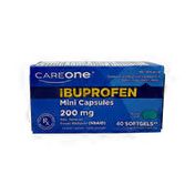 CareOne Ibuprofen Mini Softgel Capsules 200mg