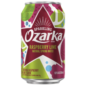 Ozarka Sparkling Water, Raspberry Lime