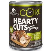 Wellness Pet Turkey & Duck Core Hearty Cuts Natural Wet Grain Free Canned Dog Food