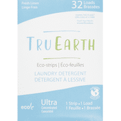 Tru Earth Laundry Detergent, Fresh Linen, Eco-Strips