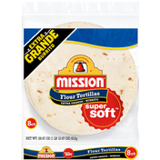 Mission Super Soft Extra Grande Burrito Flour Tortillas