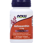 Now Astaxanthin, 4 mg, Veggie Softgels