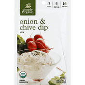 Simply Organic Dip Mix, Onion & Chive