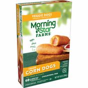 Morning Star Farms Meatless Corn Dogs, Plant Based Protein Vegan Meat, Original