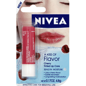 Nivea Lip Care, Fruity, A Kiss of Cherry, SPF 10