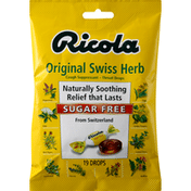 Ricola Cough Suppressant/Throat Drops, Original Swiss Herb