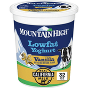 Mountain High Yoghurt Gluten Free, Low Fat Yoghurt, Vanilla