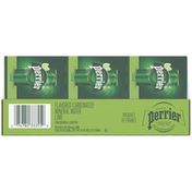 Perrier Sparkling Natural Mineral Water, Lime , Slim Cans