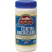 Los Altos Crema Centroamericana, Natural Central American-style Grade A Sour Cream