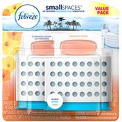 Febreze Small Spaces Febreze SmallSpaces Hawaiian Aloha Dual Starter Kit Air Freshener (2 Count, 11.0 ml) Air Care