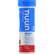 Nuun Active Effervescent Electrolyte Supplement Sugar Free Fruit Punch Fruit