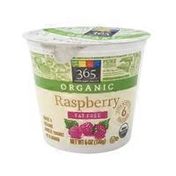 365 Organic Fat Free Raspberry Yogurt