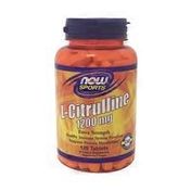 Now Sports L-citrulline 1200 Mg Amino Acids Dietary Supplement Tablets