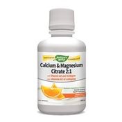 Nature's Way Calcium & Magnesium Citrate 2:1 with Vitamin K2 & Collagen, Orange