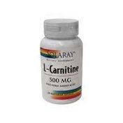 Solaray L Carnitine Free Form 500 Mg Contains Gelatin