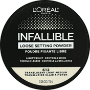 L'Oreal Loose Setting Powder, Translucent Light-Medium 612