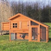 Trixie Pet Products Brown Pet Chicken Coop With a View