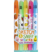 Sketch & Sniff Gel Crayons, Scented