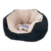 SPOT Sleep Zone Cozy Pet Bed for Cats & Small Dogs Black