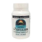 Source Naturals L-Phenylalanine 500 Mg