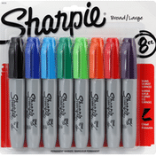 Sharpie Permanent Markers, Chisel Tip, Assorted Colors