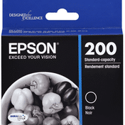 Epson Ink Cartridge, Standard-Capacity, Black, T200120