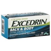 Excedrin Pain Reliever, Back & Body, Extra Strength, Bi-Layer Caplets