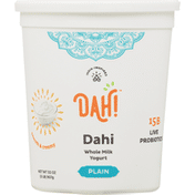 Dah Yogurt, Whole Milk, Plain