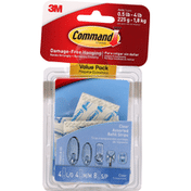 3M Command Refill Strips, Clear, Assorted, Value Pack