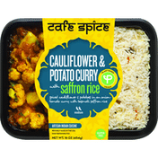 Cafe Spice Cauliflower & Potato Curry with Saffron Rice, Medium