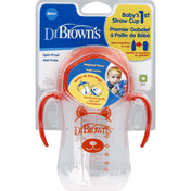 Dr Brown's Straw Cup, Spill-Proof, 9 Ounce
