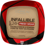 L'Oreal Foundation, Fresh Wear, Linen 180