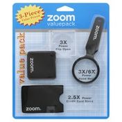 Zoom Magnifiers, Value Pack